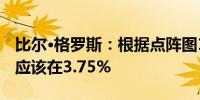 比尔·格罗斯：根据点阵图10年期国债收益率应该在3.75%