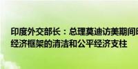 印度外交部长：总理莫迪访美期间印度将加入印度-太平洋经济框架的清洁和公平经济支柱