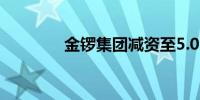 金锣集团减资至5.01亿美元