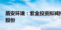 盾安环境：紫金投资拟减持不超过1.8%公司股份