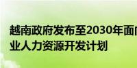 越南政府发布至2030年面向2050年半导体产业人力资源开发计划