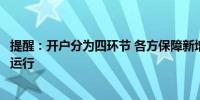 提醒：开户分为四环节 各方保障新增开户业务技术安全稳定运行