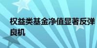 权益类基金净值显著反弹 机构关注A股布局良机