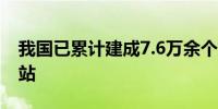 我国已累计建成7.6万余个地面自动气象观测站