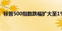 标普500指数跌幅扩大至1%纳指现跌1.4%