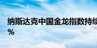 纳斯达克中国金龙指数持续走高涨幅扩大至5%