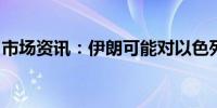 市场资讯：伊朗可能对以色列发动新一轮打击