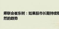 乘联会崔东树：如果股市长期持续稳定向上则车市走强是必然的趋势