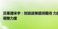 贝莱德宋宇：财政政策值得期待 力度不应小于去年四季度的调整力度