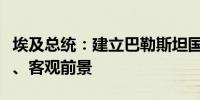 埃及总统：建立巴勒斯坦国将为和平开辟真实、客观前景