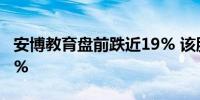 安博教育盘前跌近19% 该股昨日收涨226.83%