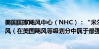 美国国家飓风中心（NHC）：“米尔顿”迅速加强为五级飓风（在美国飓风等级划分中属于最强级别）