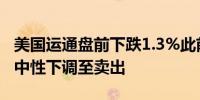 美国运通盘前下跌1.3%此前BTIG将其评级从中性下调至卖出