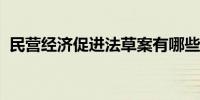 民营经济促进法草案有哪些亮点？专家解读