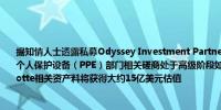 据知情人士透露私募Odyssey Investment Partners洽谈收购霍尼韦尔旗下面罩业务/个人保护设备（PPE）部门相关磋商处于高级阶段如果达成一份并购协议霍尼韦尔Charlotte相关资产料将获得大约15亿美元估值