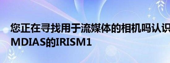 您正在寻找用于流媒体的相机吗认识一下GAMDIAS的IRISM1