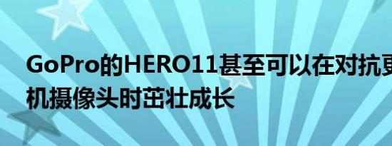 GoPro的HERO11甚至可以在对抗更好的手机摄像头时茁壮成长