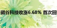 磁谷科技收涨6.68% 首次回购4万股公司股份