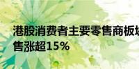 港股消费者主要零售商板块涨幅居前 高鑫零售涨超15%