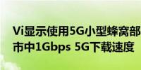 Vi显示使用5G小型蜂窝部署的博帕尔智慧城市中1Gbps 5G下载速度