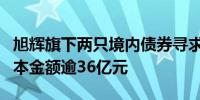 旭辉旗下两只境内债券寻求增加9个月宽限期 本金额逾36亿元