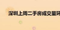 深圳上周二手房成交量环比增649.5%