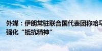 外媒：伊朗常驻联合国代表团称哈马斯领导人辛瓦尔之死将强化“抵抗精神”