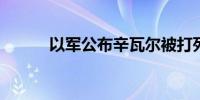 以军公布辛瓦尔被打死前新画面