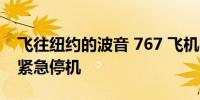 飞往纽约的波音 767 飞机在塞内加尔起飞时紧急停机