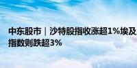 中东股市｜沙特股指收涨超1%埃及股指涨超3%土耳其银行指数则跌超3%