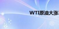 WTI原油大涨3%