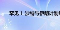 罕见！ 沙特与伊朗计划举行联合军演