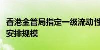 香港金管局指定一级流动性提供行及扩大有关安排规模