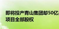 即将投产青山集团却50亿卖掉了阿根廷锂盐项目全部股权