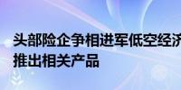 头部险企争相进军低空经济 瞄准“空中车险”推出相关产品