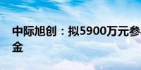 中际旭创：拟5900万元参与投资乾融旭润基金