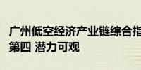 广州低空经济产业链综合指数“链接力”全国第四 潜力可观