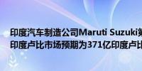 印度汽车制造公司Maruti Suzuki第二季度净收入为307亿印度卢比市场预期为371亿印度卢比