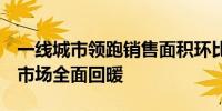 一线城市领跑销售面积环比增65%,10月新房市场全面回暖