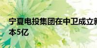 宁夏电投集团在中卫成立新能源公司 注册资本5亿