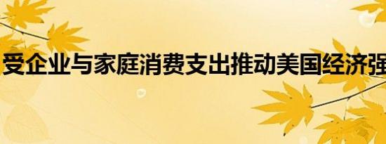 受企业与家庭消费支出推动美国经济强劲增长