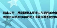 瑞典央行：反周期资本缓冲应在第四季度保持不变维持在2%当前的反周期资本缓冲水平反映了瑞典金融系统的风险并有助于银行整体的韧性