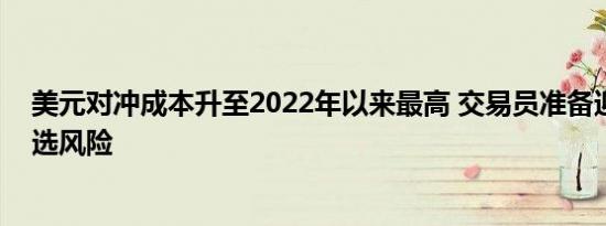 美元对冲成本升至2022年以来最高 交易员准备迎接美国大选风险