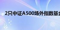 2只中证A500场外指数基金提前结束募集