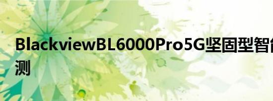 BlackviewBL6000Pro5G坚固型智能手机评测