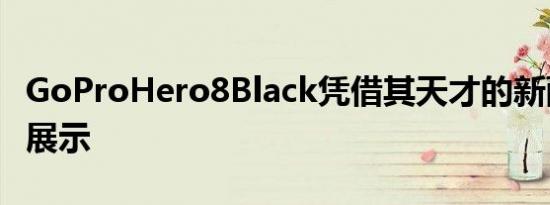 GoProHero8Black凭借其天才的新配件再次展示