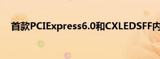 首款PCIExpress6.0和CXLEDSFF内插器