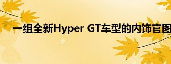 一组全新Hyper GT车型的内饰官图出现