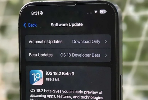 iOS 18.2 在设置应用中添加了统一的默认应用部分以及新类别