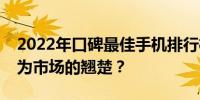 2022年口碑最佳手机排行榜：哪一款手机成为市场的翘楚？